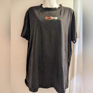 Ranboo The Beloved Distressed Black Short Sleeve Tee. Large